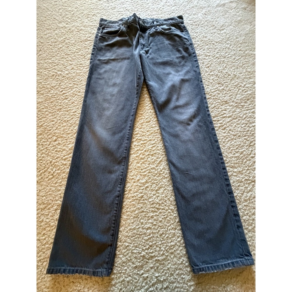 Joe's Jeans The Brixton Straight + Narrow Men Gray Button Zip 5-Pocket size 36